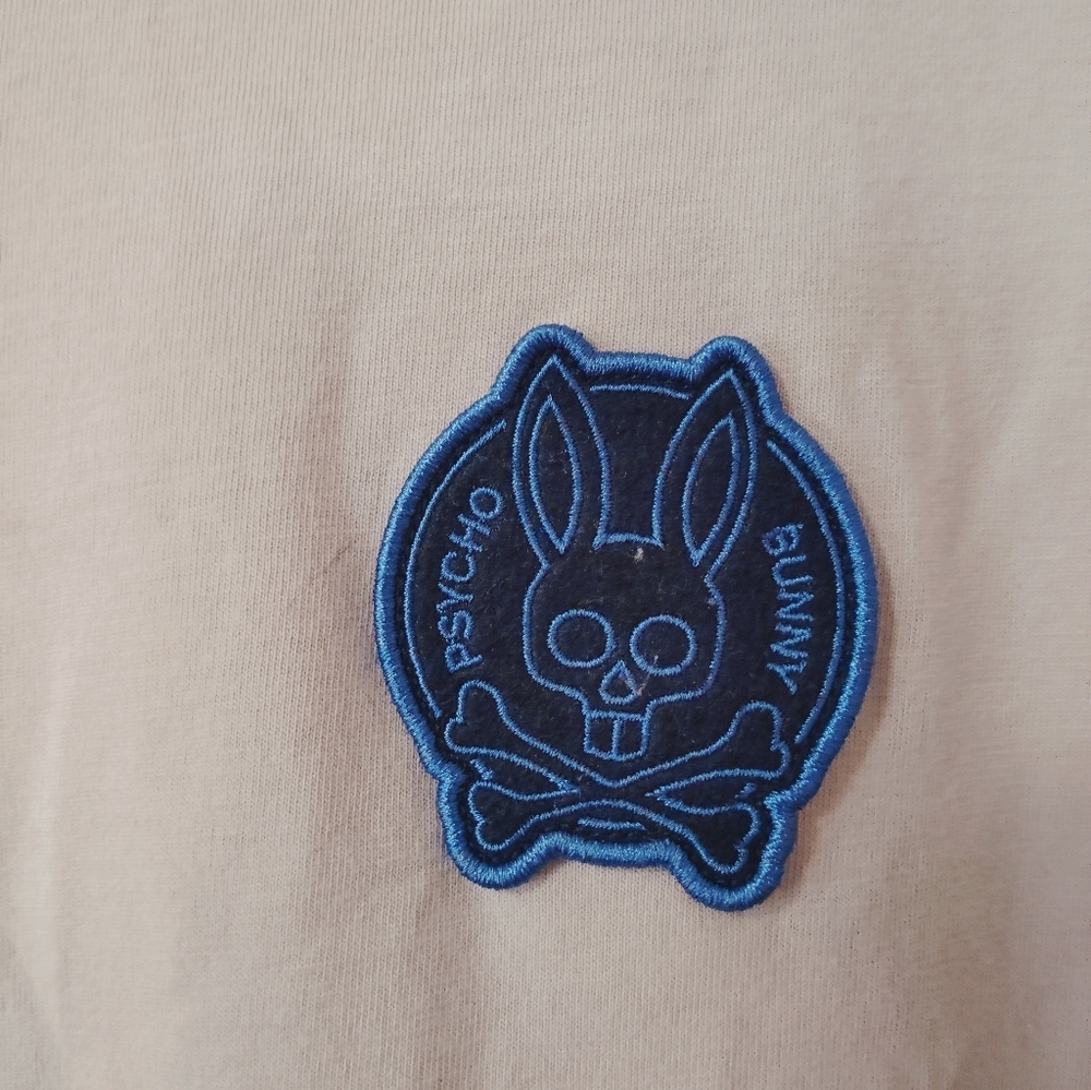 Psycho Bunny Tan Short Sleeve Tshirt Size 7 (XL) - Picture 3 of 5
